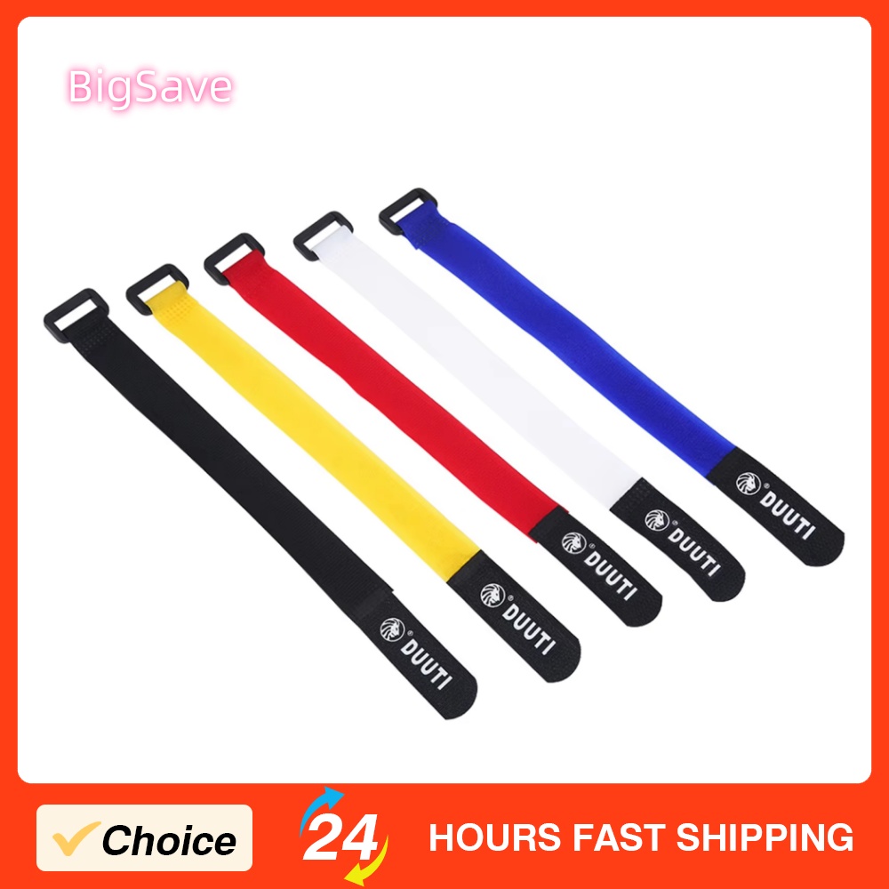 Cable Velcro Strap - Duuti 25cm correias de bicicleta esportes