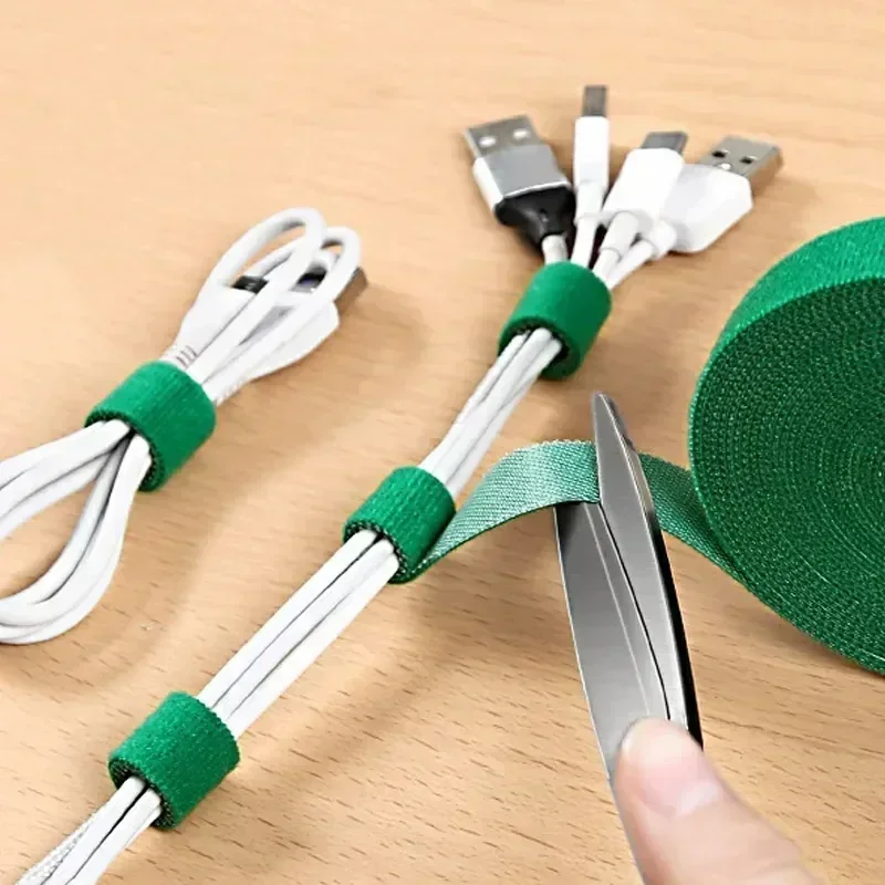 Cable Velcro Strap - Organizador de Cabos de 5M/Rolo com