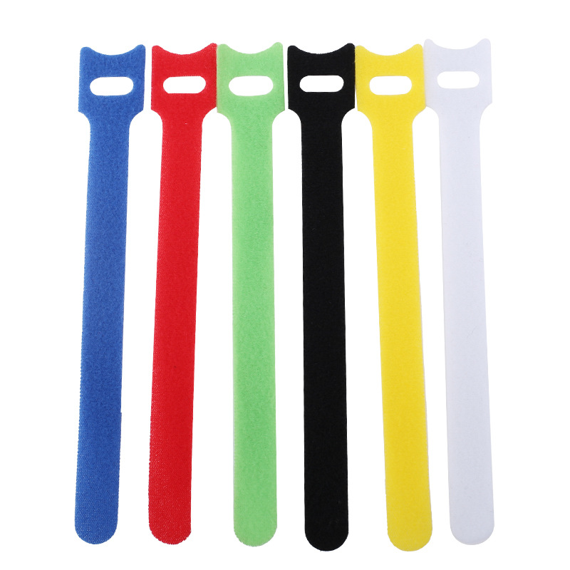 Cable Velcro Strap - 10 peças cabeça de gato em