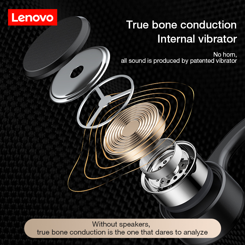 Lenovo x4 condução óssea fones - Desk Hifi Setup avaliação e preço
