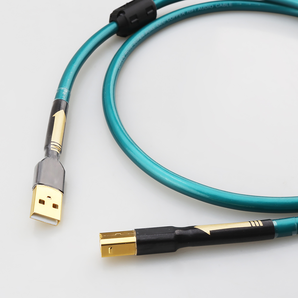 Audiophile OCC USB A para B Ca - Desk Hifi Setup avaliação e preço