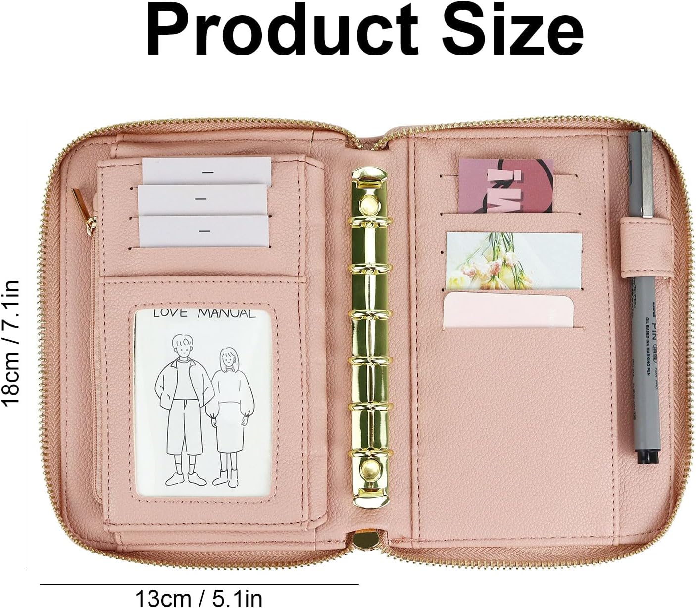 Pasta de orçamento de couro a7 - Ring Binder Box avaliação e preço