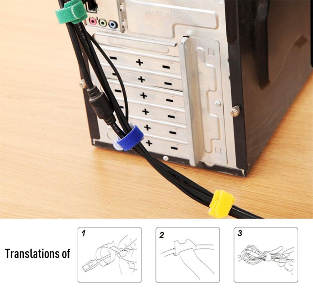 50 peças 12*150-300mm fio de a - Cable Velcro Strap avaliação e preço