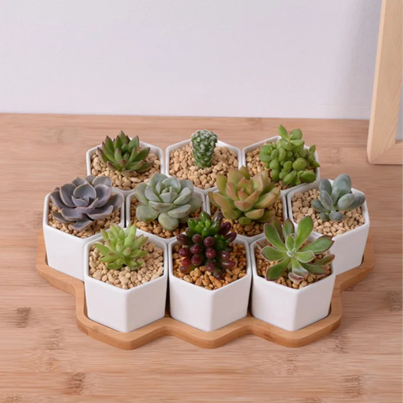 Conjunto de vasos de flores he - Desk Setup White avaliação e preço