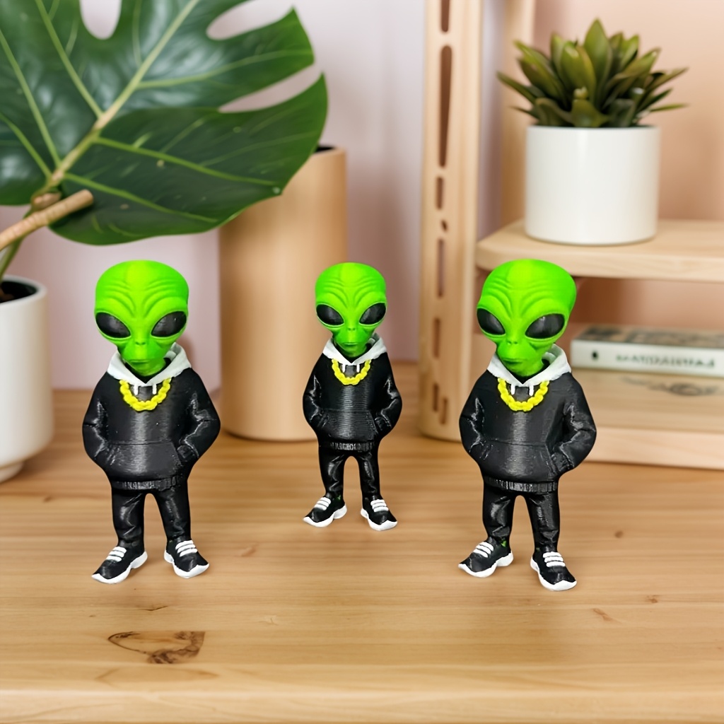 1 Peça de Figura Alienígena Ve - Desk Setup Home Office avaliação e preço
